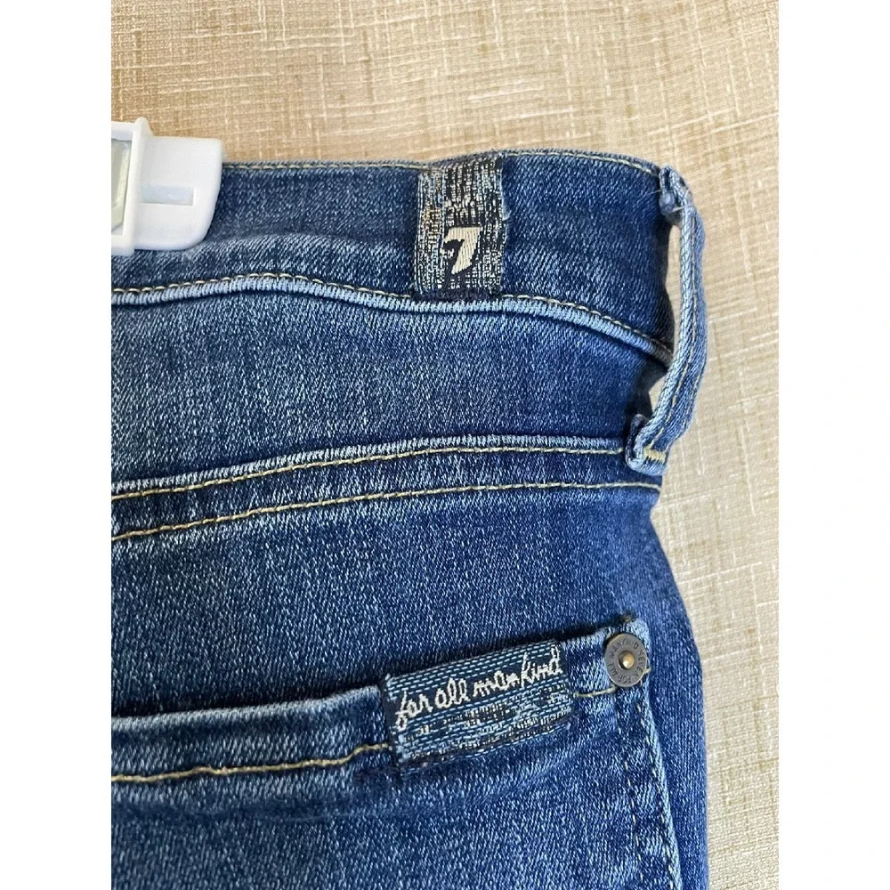 7 FOR ALL MANKIND Roxanne Skinny‎ Jeans Women's Size 32 - Picture 4 of 7